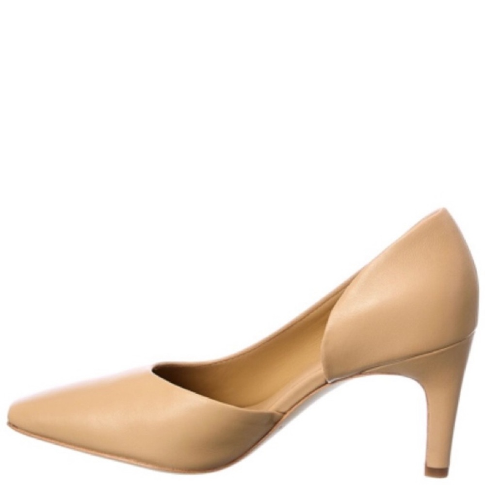 Vince Genuine Leather D’Orsay Square Toe Pump - Picture 6 of 6
